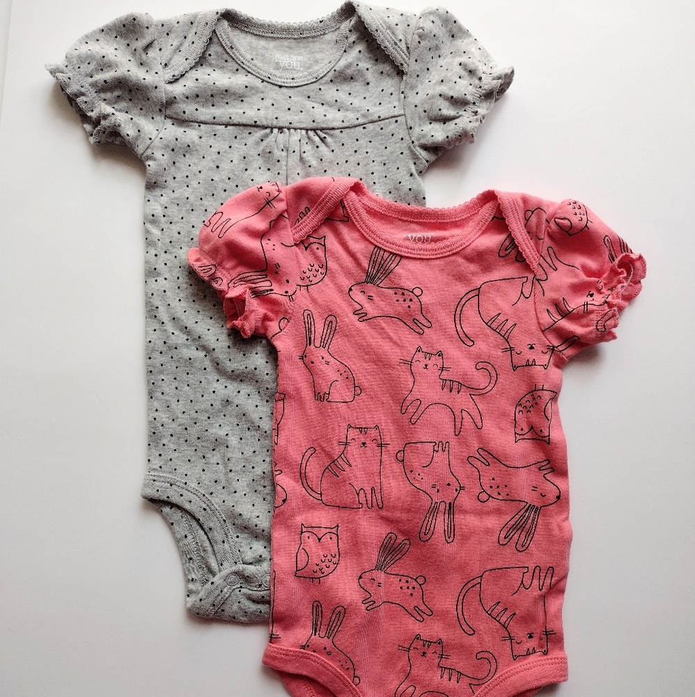 (2) New Carter's 12M Bodysuits